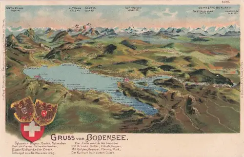 GRUSS vom BODENSEE. -801958