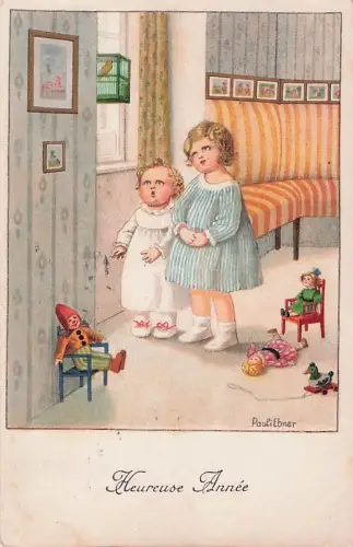 Künstler Ak Ebner, Pauli -802112