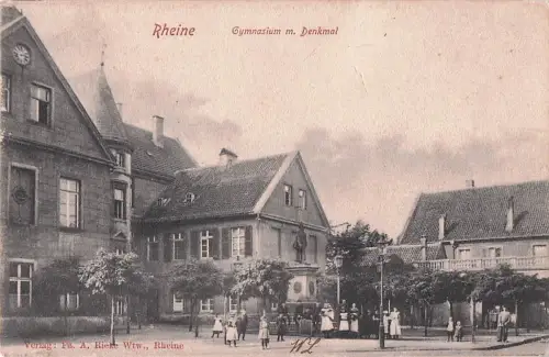 Rheine Gymnasium m. Denkmal -802180