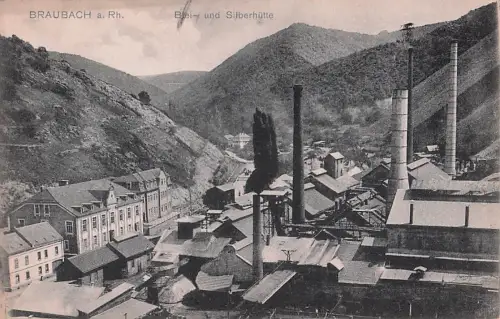 Ansichtskarte / Postkarte Braubach am Rhein, Blei- und Silberhütte -802158