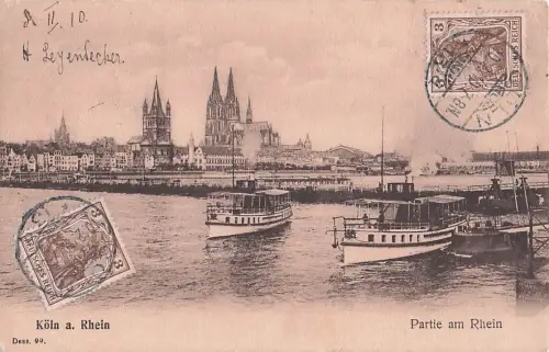 Köln a. Rhein Partie am Rhein -802242