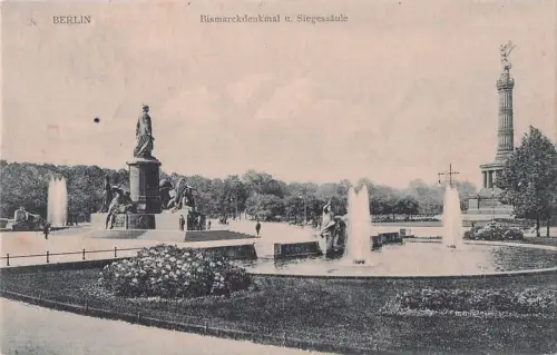 BERLIN Bismarckdenkmal u. Siegessäule -802308