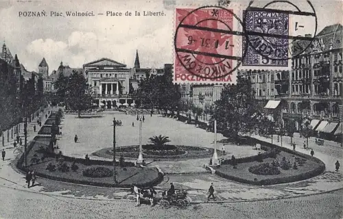Ak Poznań Posen, Plac Wolnosci -802328