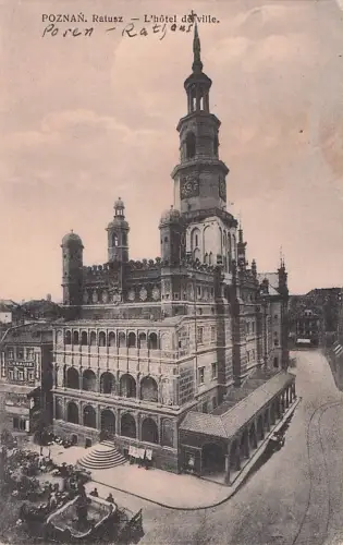 AK / Ansichtskarte Posen_Poznan Rathaus Posen Poznan -802330