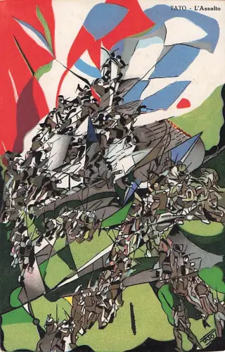Movimento Futurista Italiano TATO L'assalto Venezia 1926 -803406