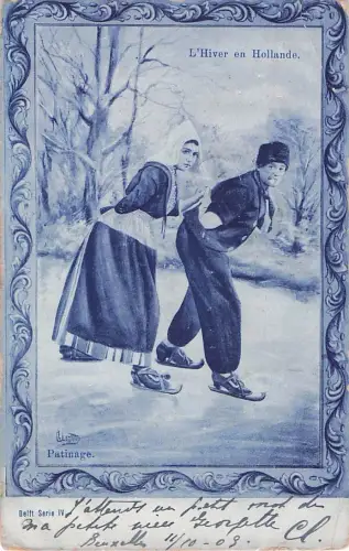 L'Hiver en Hollande. -802380