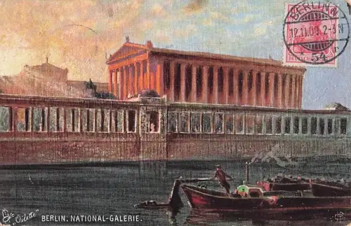 Künstler-AK Berlin, National-Galerie, Museumsinsel -802368