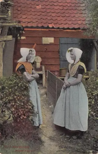 Typen Folklorekostüme Zuid Beveland Niederlande -802384