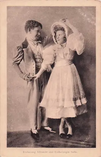 Erzherzog Albrecht und Erzherzogin Sofie. -802532