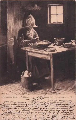 Jules Benoît-Lévy "Ontbijt van het Oudje -802516