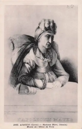 2165. AJACCIO (Corse) - Madame Mère, (dessin) Musée de l'Hôtel de Ville -802560