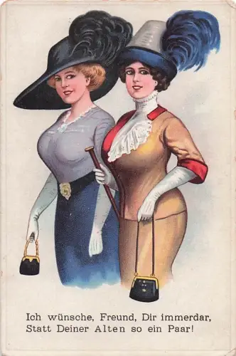 Ich wünsche, Freund, Dir immerdar, Statt Deiner Alten so ein Paar! -802544