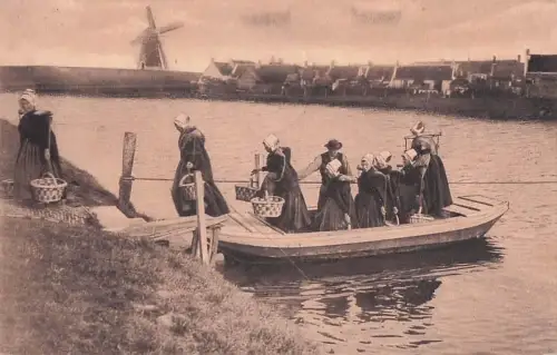 AK Arnemuiden /Zeeland, Overzetveer Arnemuiden, Windmühle -802662