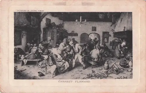 TENIERS LE JEUNE PINXT CABARET FLAMAND. -802620