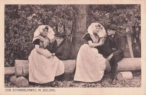 EEN SCHARRELPARTIJ IN ZEELAND. -802744