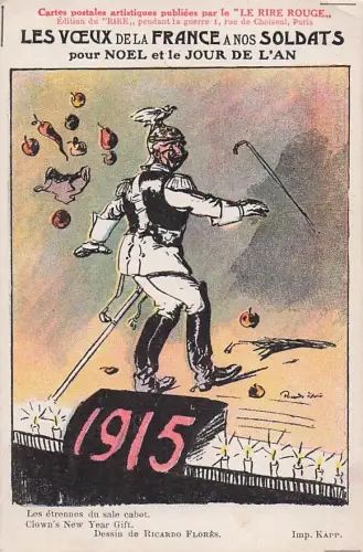 Postkarten von Ricardo Florès aus der Serie Le Rire Rouge -803564