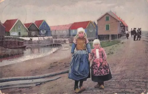 Ak Mädchen in niederländischer Tracht, Nenke und Ostermaier -802694