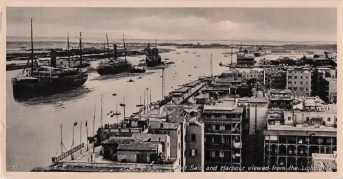 CPA Port Said and Harbour viewed from the Lighthouse -802892