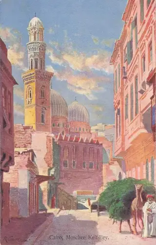 Künstler Ak Cairo Kairo Ägypten, Moschee Keit-Bey -802820