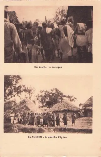 En avant... la musique ELANIGIRI A gauche l'église -802830