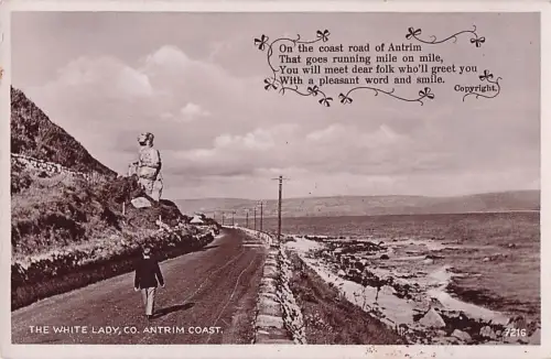 THE WHITE LADY, CO. ANTRIM COAST. -802890