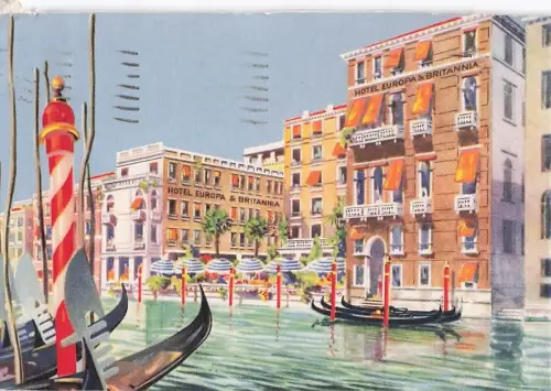 Hotel Europa & Britannia in Venedig, Italien. -803068
