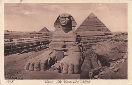 Große Sphinx von Gizeh -802980