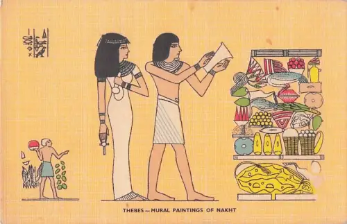THEBES - MURAL PAINTINGS OF NAKHT -802978