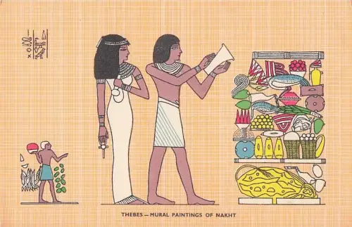 THEBES-MURAL PAINTINGS OF NAKHT -802964