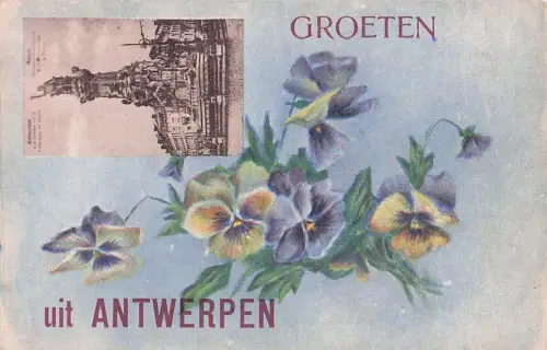 uit ANTWERPEN Antwerren Ant GROETEN -803028