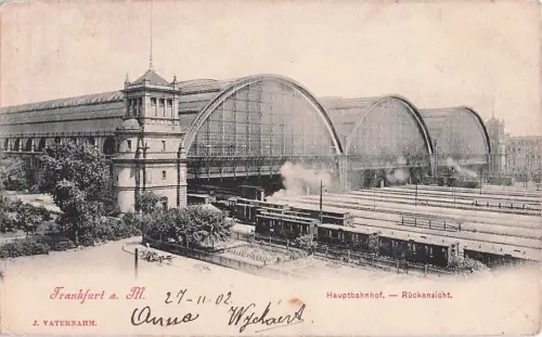 Frankfurt, Hauptbahnhof Rückansicht -803064