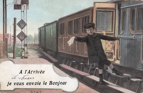 A l'Arrivée b.Amers je vous envoie le Bonjour -803024