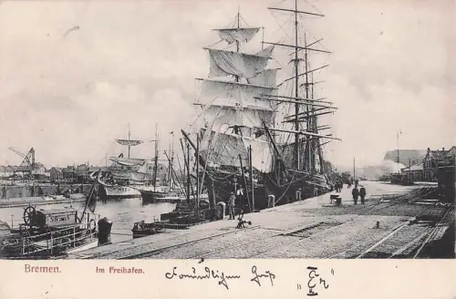Bremen. Im Freihafen. -803106