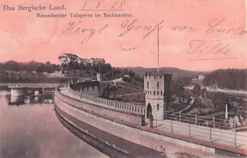 AK / Ansichtskarte Bergisches Land Remscheider Thalsperre im Eschbachthal Kat. -803126