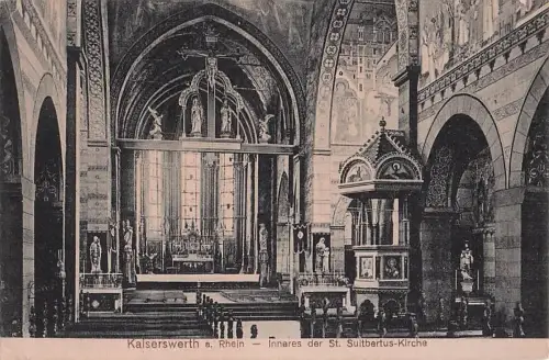 Kaiserswerth a. Rhein -Inneres der St. Suitbertus-Kirche -803114
