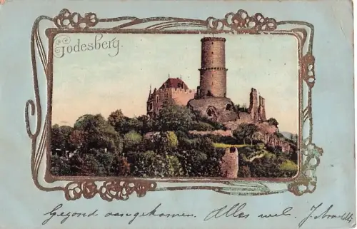 AK Bonn, Bad Godesberg, Ruine -803212