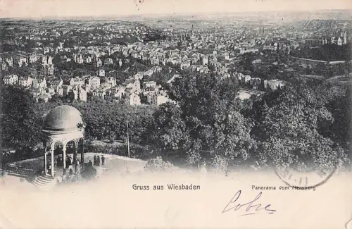 AK / Ansichtskarte Wiesbaden Blick vom Neroberg Kat. Wiesbaden -803232