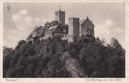 Eisenach Wartburg Gesamtansicht -803184