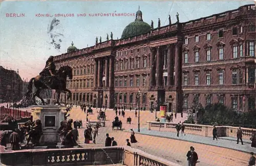 BERLIN. KÖNIGL, SCHLOSS UND KURFÜRSTENBRÜCKE -803180