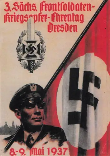 Propagandakarte - Frontsoldaten-Ehrentag 1937 -804736