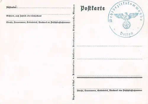 Adolf Hitler - Colour Postkarte -804738