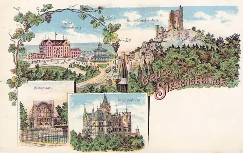 Koenigswinter Ruine Drachenfels Drachenburg Histerbach / Koenigswinter -795470