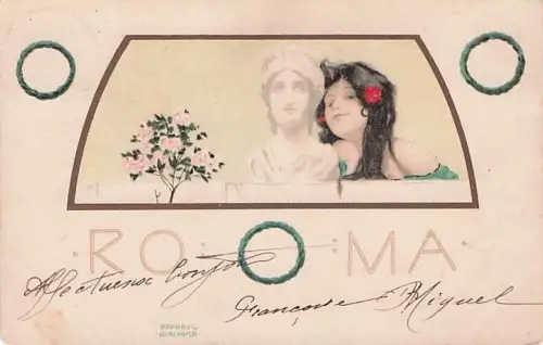 Künstler Ak Raphael Kirchner