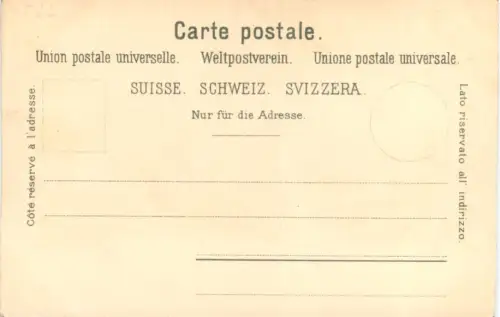 Gruss vom Julier - Litho - Postkutsche -784286