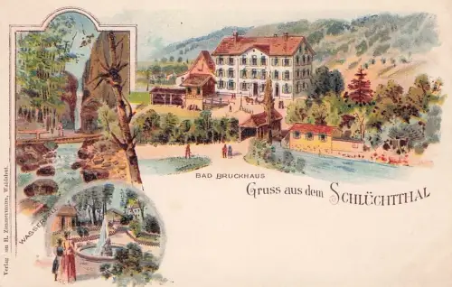 Schluechttal Bad Bruckhaus Wasserfall / /Waldshut LKR -795628