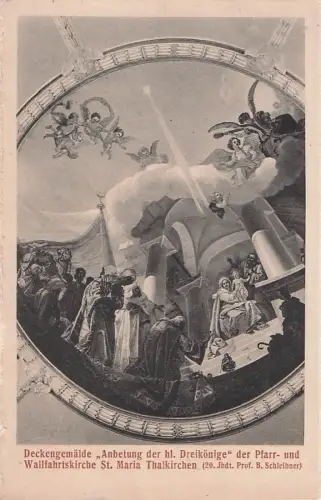 Deckengemälde „Anbetung der hl. Dreikönige" -803262