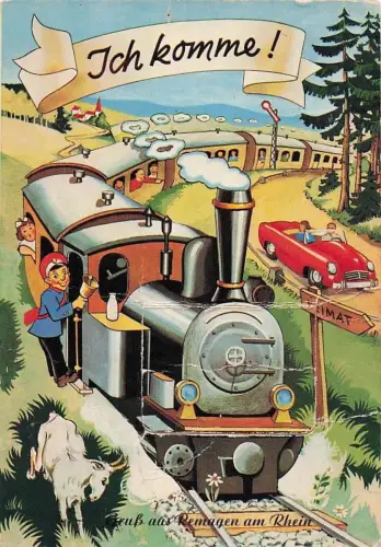 Leporello Eisenbahn Gruß aus Remagen am Rhein -803382