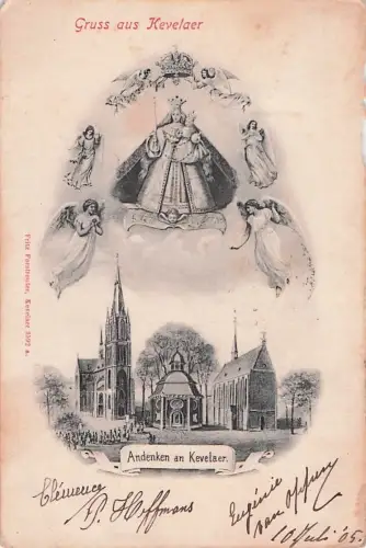 AK Kevelaer, Kirche und Kapelle mit Gnadenbild -803272