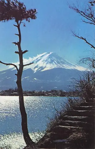 Fuji, Fuji-Hakone-Izu -Nationalpark, Japan, Vintage-Postkarte -803346