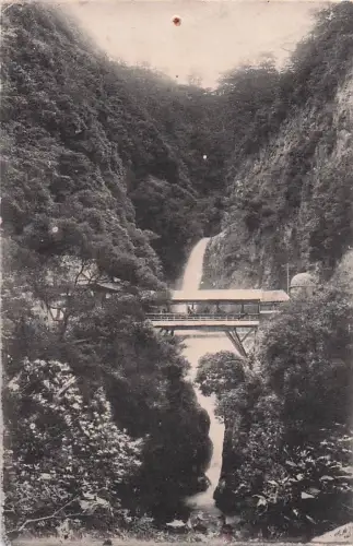 Wasserfall bei Kobe, Japan, frühe Postkarte -803354